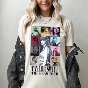 Vintage The Eras Tour Taylor Swift Shirt, Eras Tour 2023 T-Shirt, Taylor Swift Eras Tour 2023 Shirt