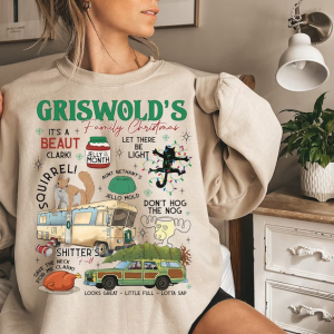 Griswold Christmas Sweatshirt, Griswold Co Sweater, Christmas Tree Farm Shirt, Family Vacation Match, National Lampoon's Christmas Vacation