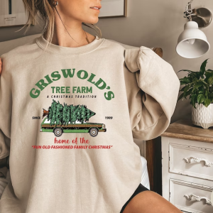 Griswolds Christmas Sweatshirt, Griswold's Tree Farm Since 1989 Shirt, Cute Christmas Shirt, Christmas Family, Christmas Gift, Tree Sweater