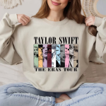 Taylor Swift Sweatshirt, The Eras Tour Sweatshirt, Vintage Taylor Swift Hoodie, Swiftie Girl Sweatshirt, Swiftie Concert Hoodie, Women Gift