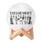 Taylor Swift Moon Lamp - Taylor Swift Picture Light & Engraving - 3D Print Luna Light Painting Light