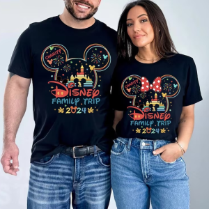 Custom Disneyland 2024 Family Vacation Shirt | Disneyworld 2024 Trip Shirt | Personalized Family Vacation Outfit | Family Vacation Shirt