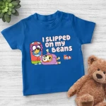 I Slipped On Mah Beans! Shirt, Bluey Dad Shirt, Bluey Mom Shirt, Bluey Birthday Shirt, Bluey Toddler Shirt, Bluey Bingo Shirt, Bluey Shirt