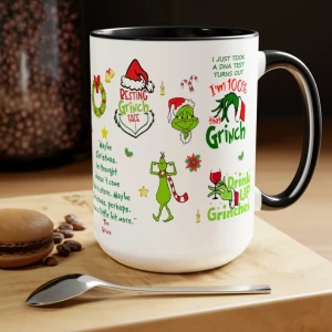 Grinch Mug, The Grinch Who Stole Christmas, The Grinch Coffee Mug, Grinch Coffee Cup, Funny Grinch Mug, Grinchmas Christmas Decor